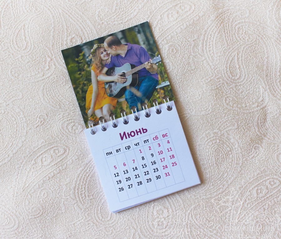 Подарочный календарь магнит с фото